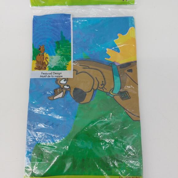 Hallmark NIP Scooby Doo Cartoon Tablecloth Party 54x102 - Picture 3 of 11